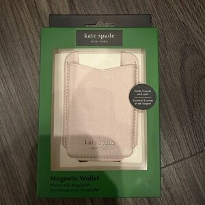 NEW Kate Spade Light Pink Magnetic Wallet for Cell Phones